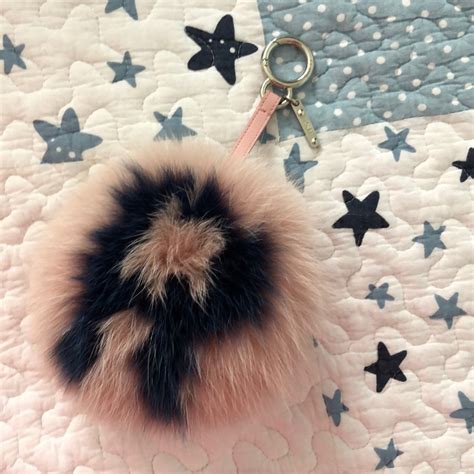 fendi fox fur strap|Pom.